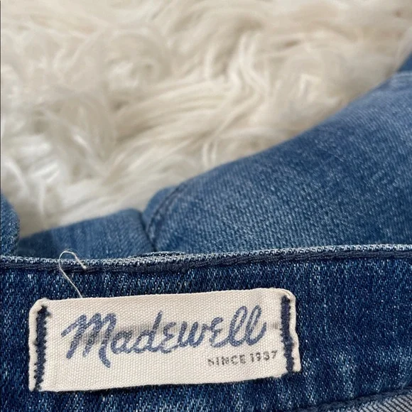 MADEWELL Women’s Size 24 Slim Boyjean Destressed Denim Jeans #B7426 - Picture 8 of 11
